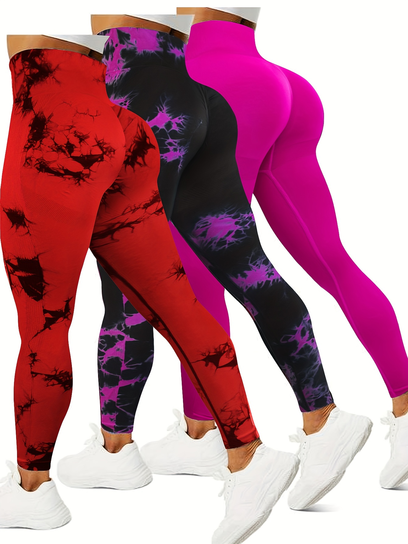 Yoga Leggings Women Push Up High Waist Sports Tights Running Gym Tie Dye  Workout Clothes Sportswear Tight Dance Tracksuit