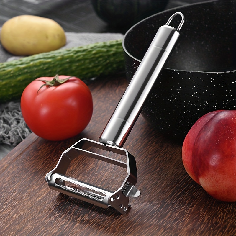 3 Pc Y-Peeler Potato Apple Vegetable Peeling Tool Stainless Steel Slicer  Grater, 1 - Kroger