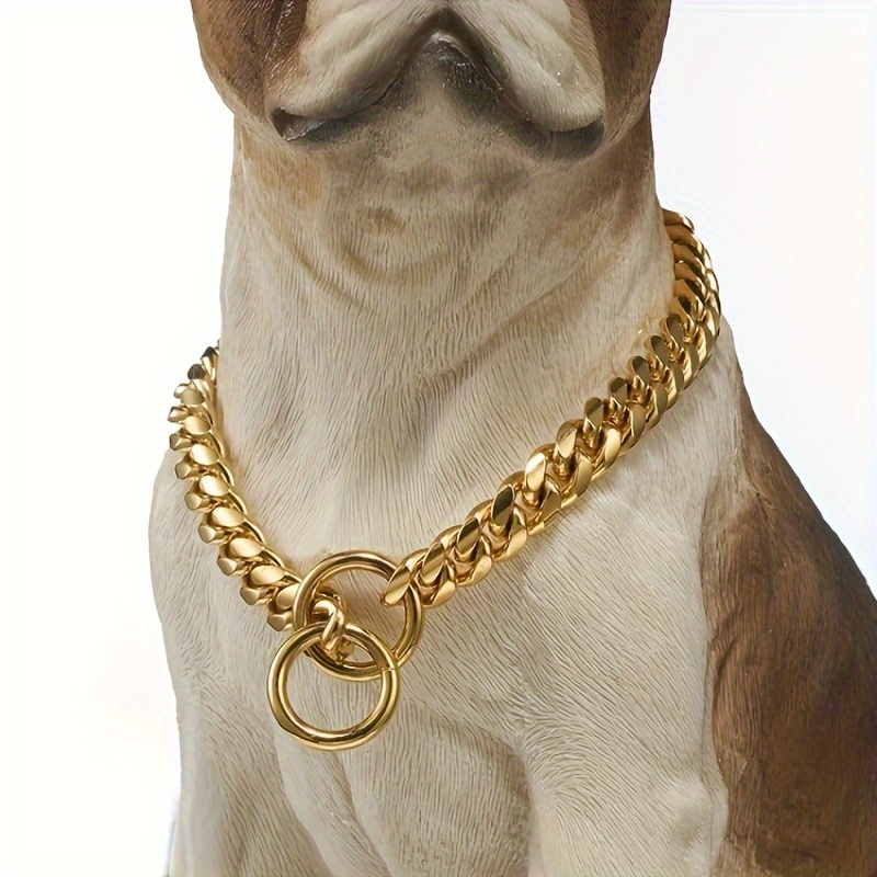 Chain collar hotsell necklace dog