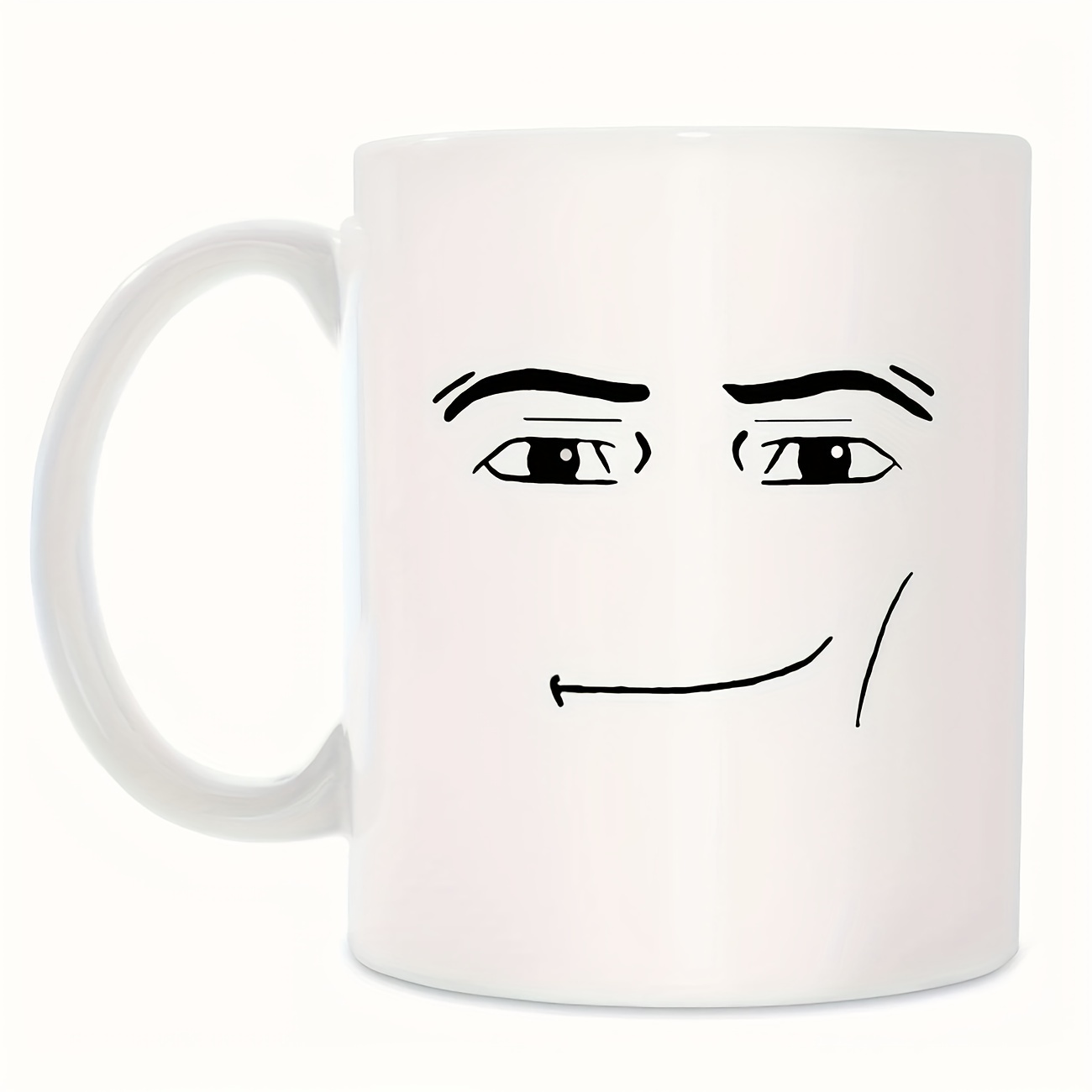 Man Face Coffee Mug, Ceramic Coffee Cups, Novelty Water Cups, For