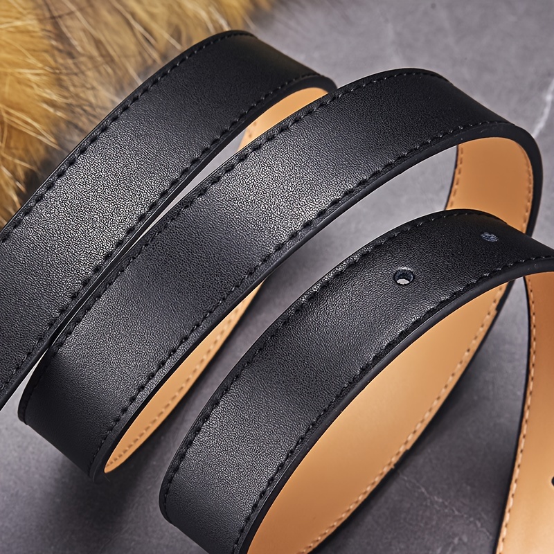 Janmercy 4er Pack Gürtel Für Mädchen – PU-Leder, 2 Größen (80/90 Cm), 4 Farben, Mit Doppel-O-Ring Schnalle