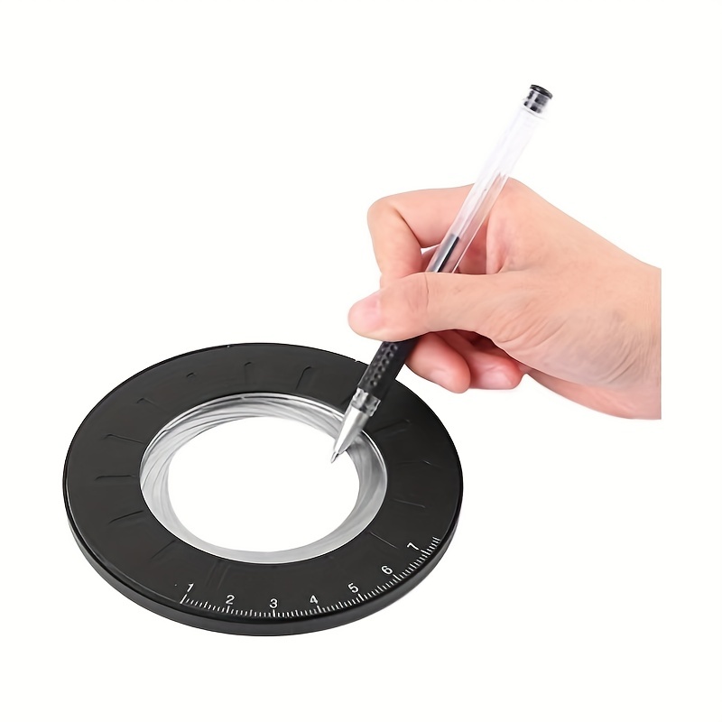 Round Measuring Tool, Circle Drawing Maker Circle Maker Tool Circle Drawing  Tool Precise Round Template Ruler For Designer For