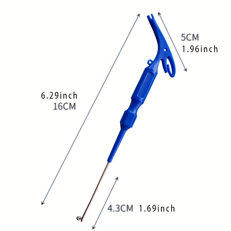 Steel Fishing Hook Line Tier Semi automatic Knotting Tool - Temu