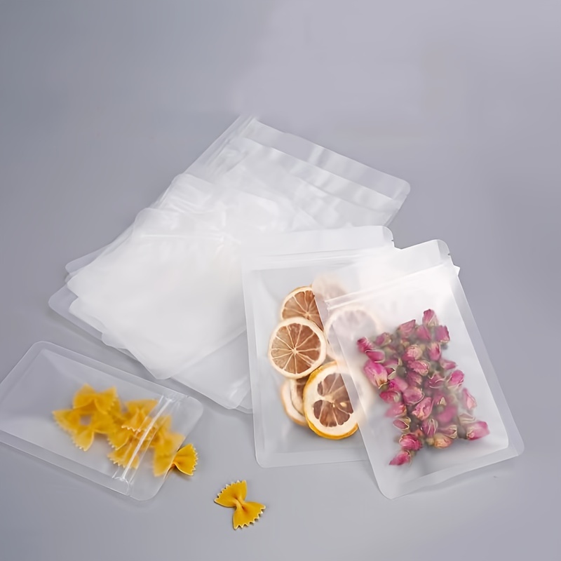 Resealable Ziplock Bags Stand Up Pouch Clear Transparent - Temu