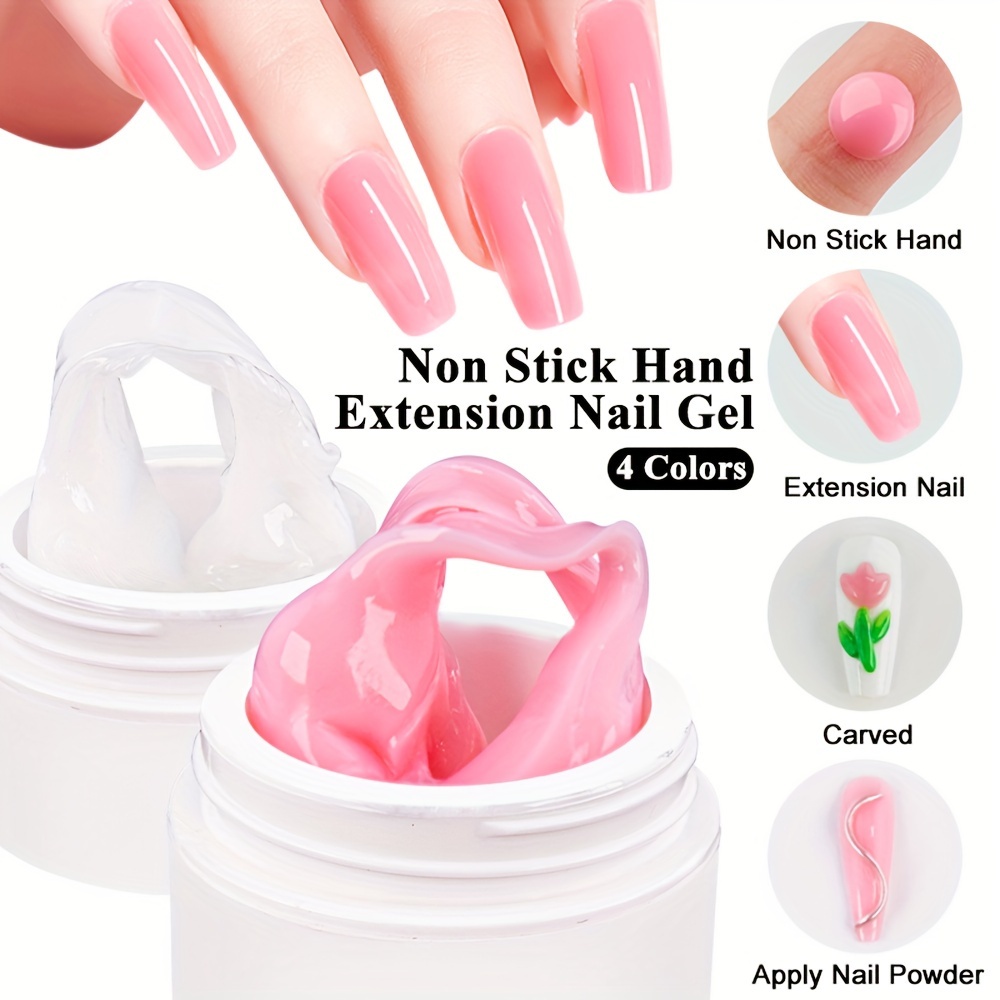 Solid Builder Nail Gel Non sticky Solid Building Gel Hard - Temu