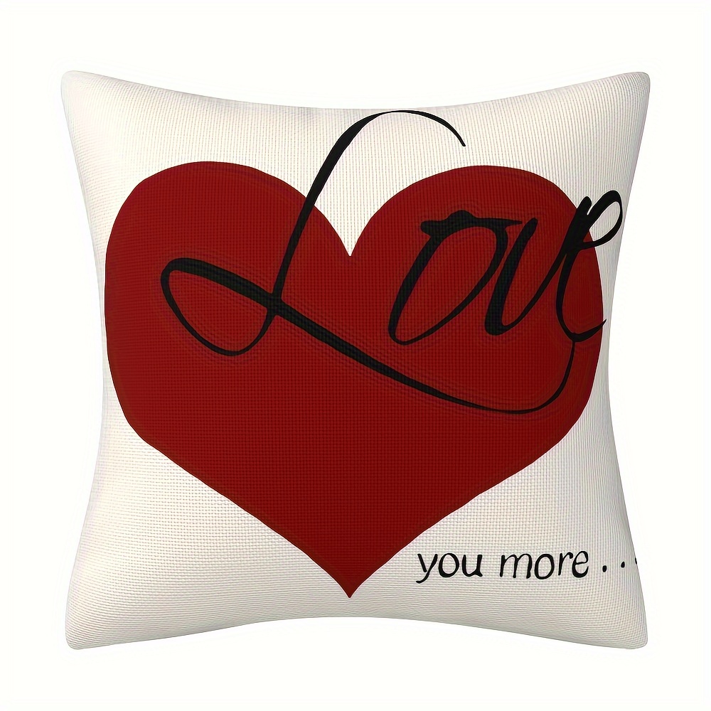 Colorlife Be My Valentine Love Stripes Throw Pillow Covers - Temu