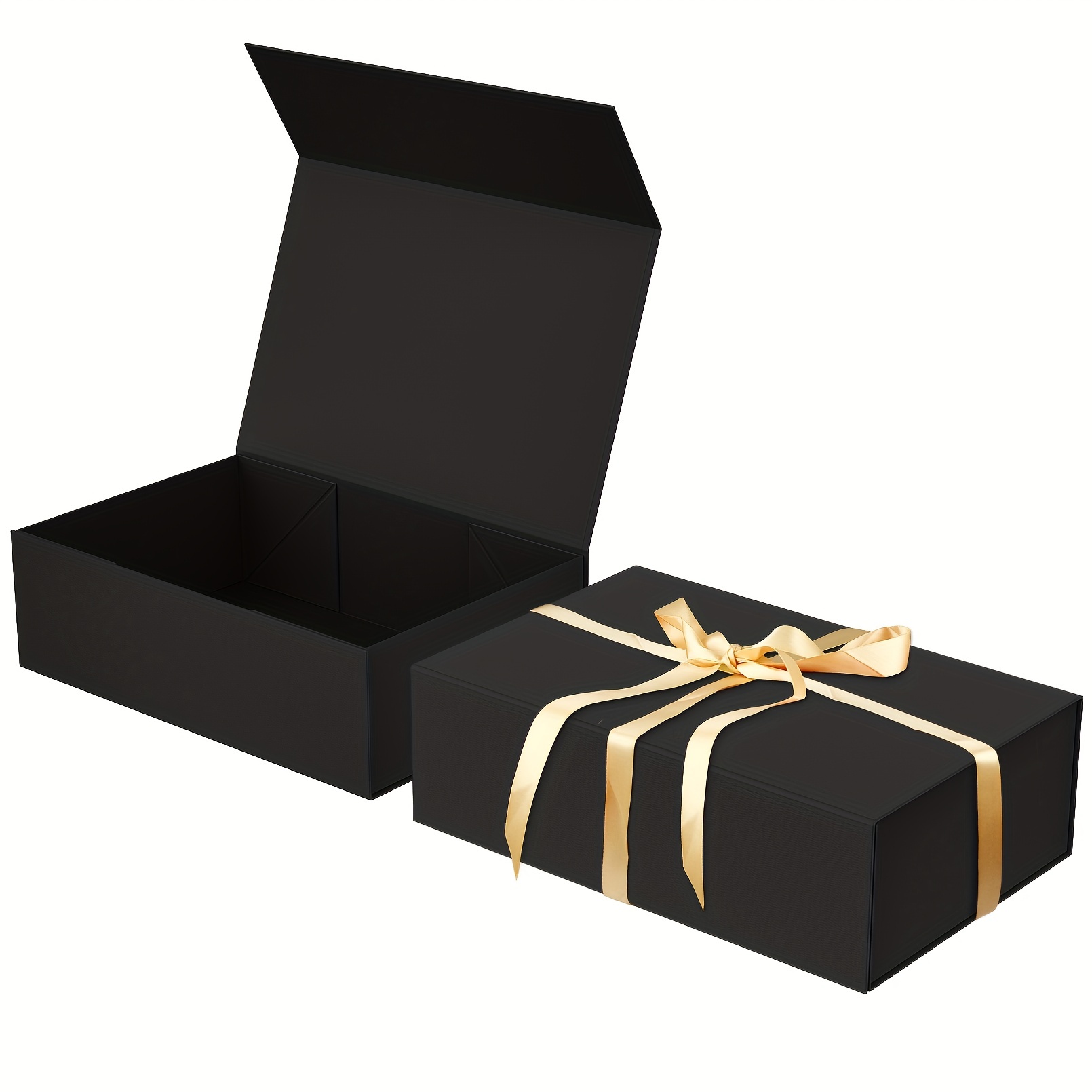 Paquete de 6 cajas de regalo grandes de 13.8 x 9 x 4.3 pulgadas, cajas de  regalo de lujo con tapas, caja de regalo con cierre magnético para caja de