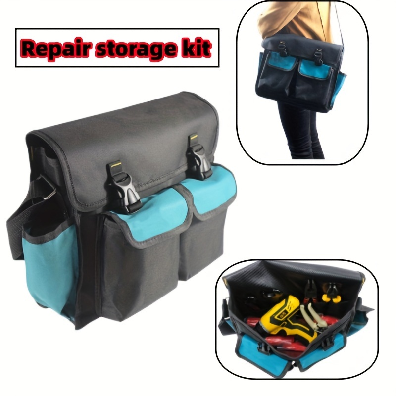 Portable Oxford Cloth Thicken Electrician Repair Tools, Storage Crossbody  Bag, Hardware Repair Kit, Cloth Tool Bag - Temu