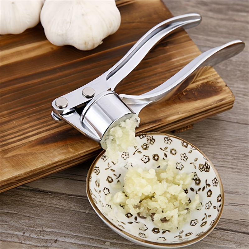 Stainless Steel Garlic Press Manual Garlic Masher Kitchen Ginger