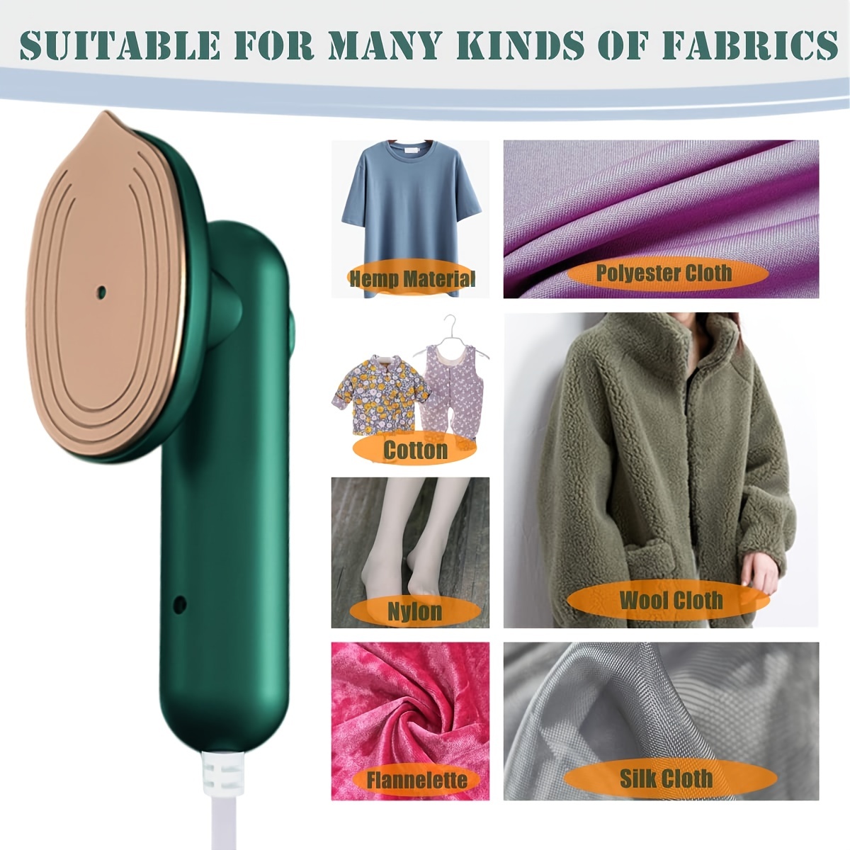 micro steam iron handheld
