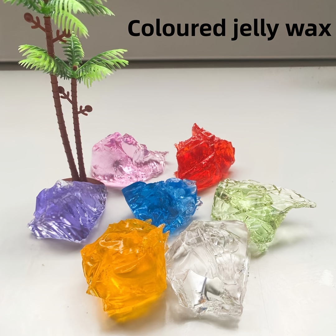 Colorful Jelly Candles Handmade Candles Material Diy - Temu