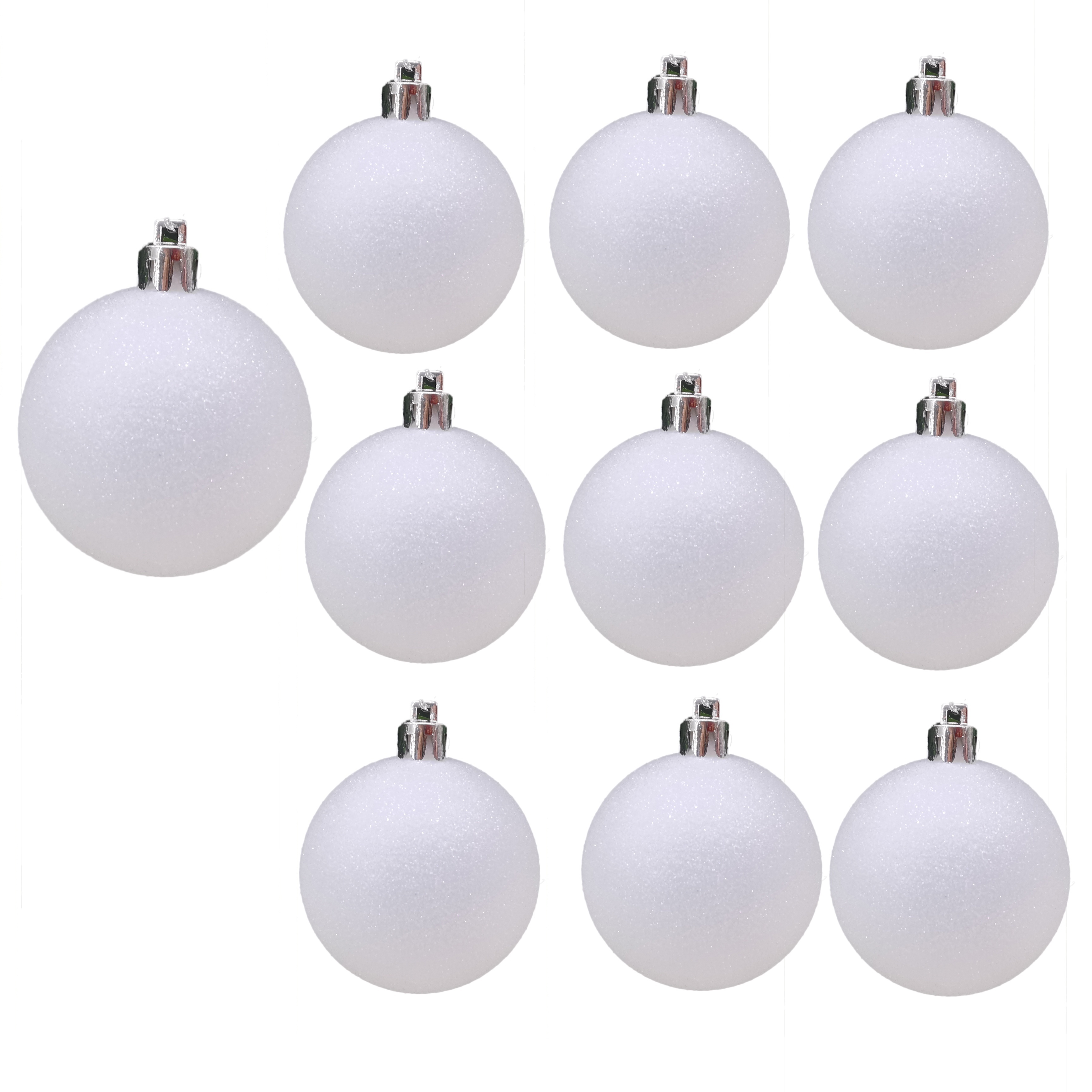40 Pack Clear Plastic Fillable Ornament,Transparent Plastic Craft Ornament Balls,DIY Bath Bomb Mold for Christmas Tree,Wedding,Party,Home Decor,3