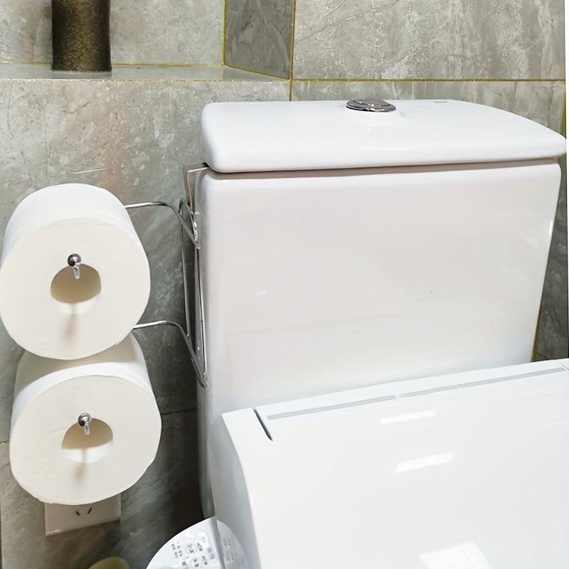 Toilet Roll Holder Over The Tank, Hanging Tissue Storage Rack