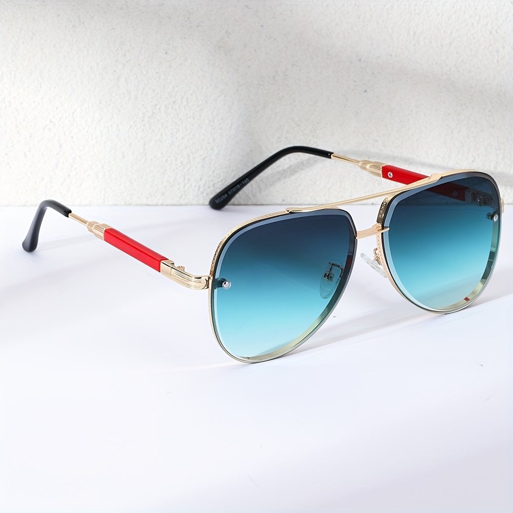 Classic Sunglasses With Gradient Color Lens For Men Women - Jewelry &  Accessories - Temu Canada