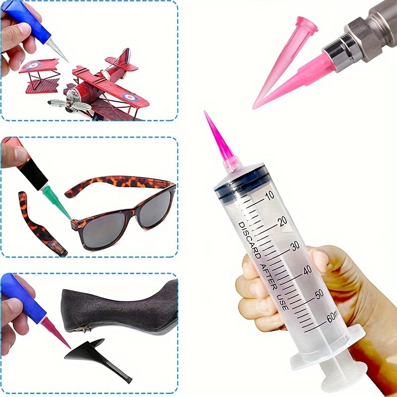 Plastic Luer Lock Syringes Measurement Suitable Pet Feeding - Temu