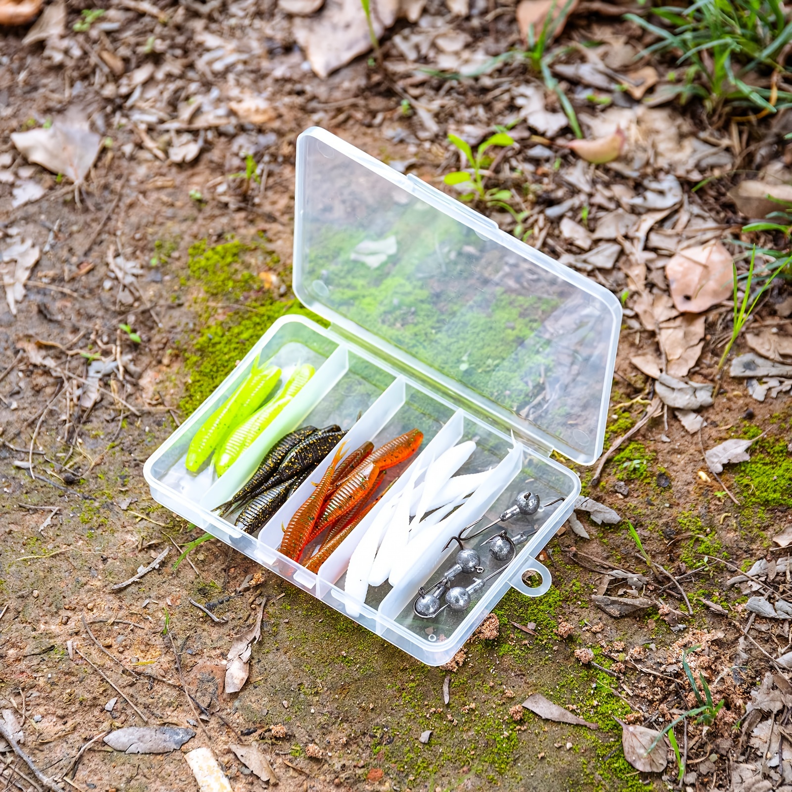 Fishing Tackle Organizer Portable Transparent Plastic - Temu