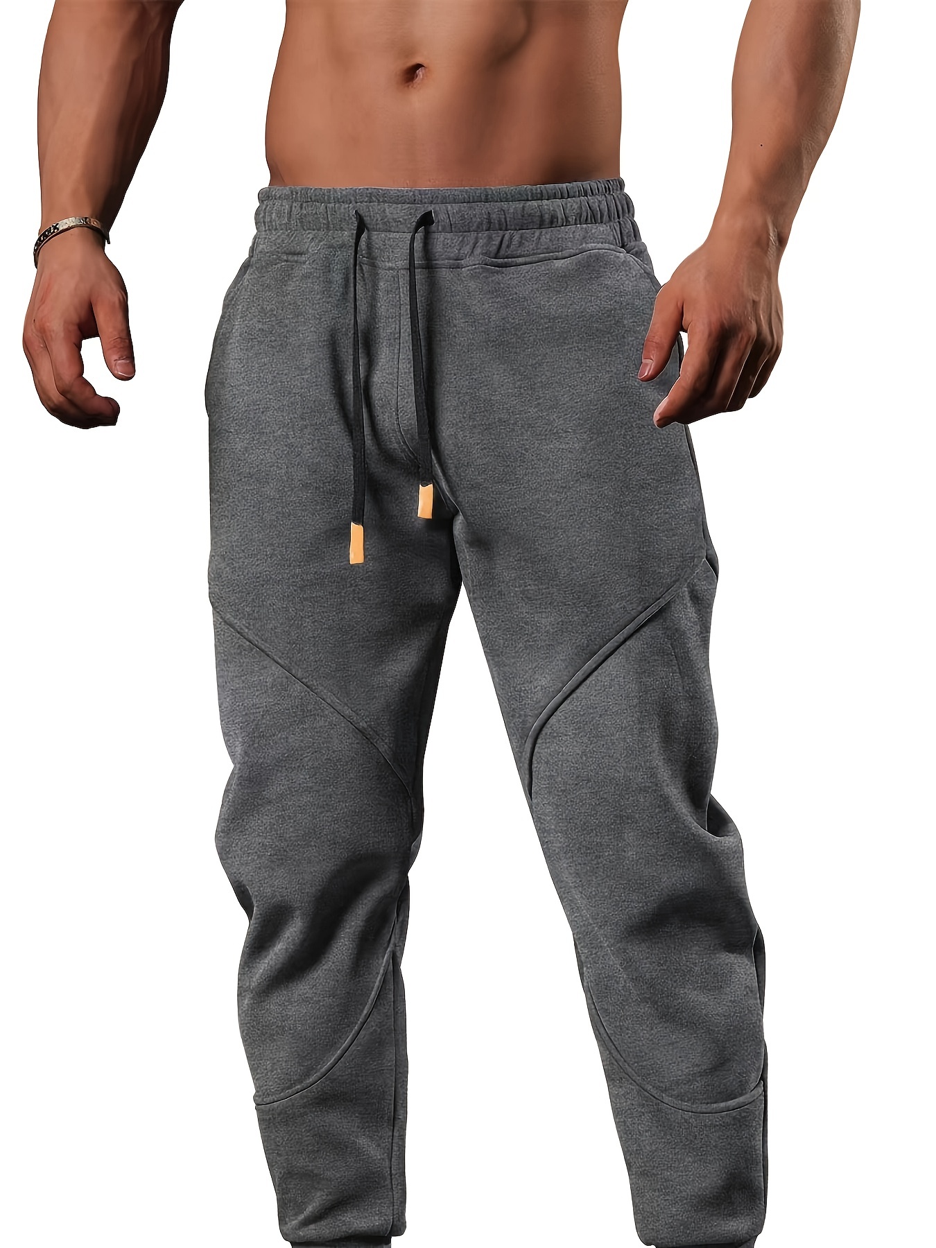 Relaxed Fit Sweatpants - Dark gray - Men