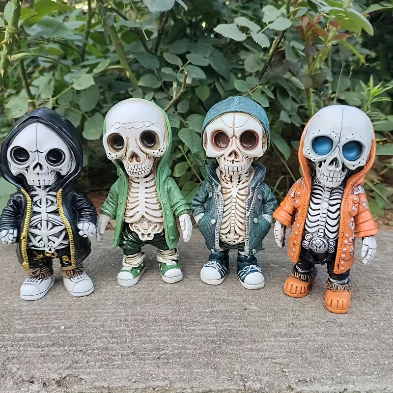 Cool Skeleton Figurines Halloween Skeleton Figurine, Craft Desk Toy Gift