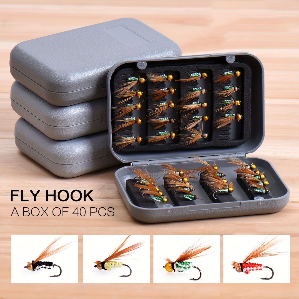 Transparent Fly Hook Storage Box Fly Fishing Lure Storage - Temu