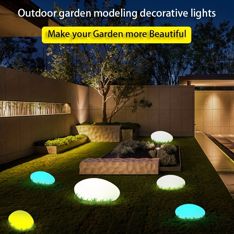 Remote control deals outdoor garden lights