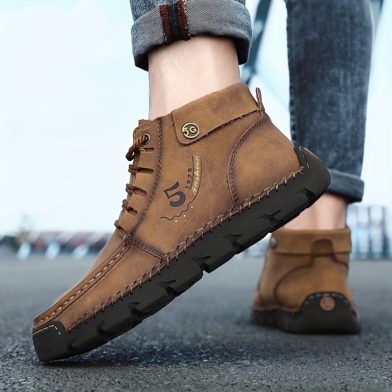 Zapatos De Hombre Para Caminar, Botas Deportivas Al Aire Libre Elegantes Y  Cómodas Con Cordones Para Uso Casual, Mode de Mujer