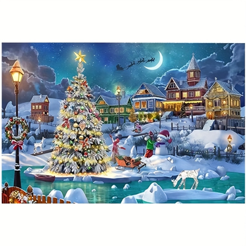 Christmas Diamond Painting Coasters Christmas Avatar Diamond - Temu