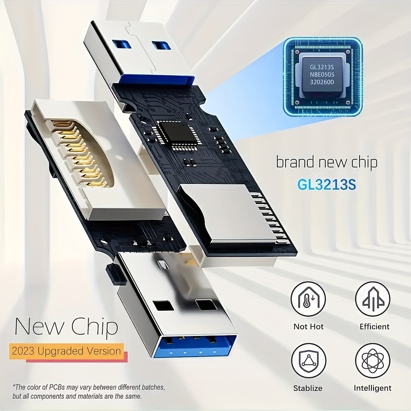  Lector de tarjetas micro SD USB3.0, lector de tarjetas