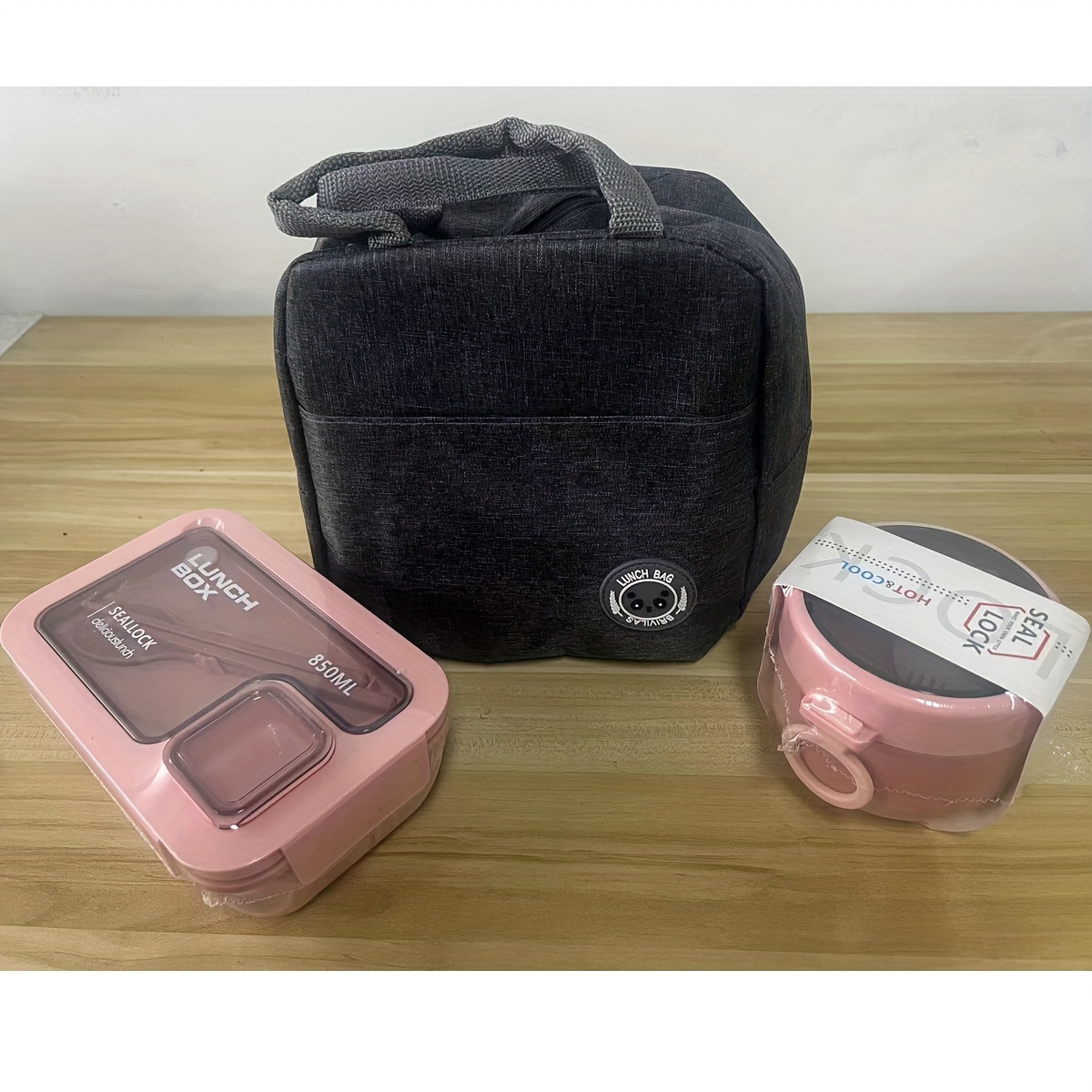 Kit de lonchera Bento con bolsa y con bolsa para hielo la comida