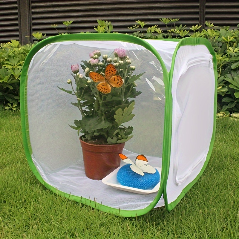 Foldable Caterpillar Perch Butterfly Cage Airflow Butterfly