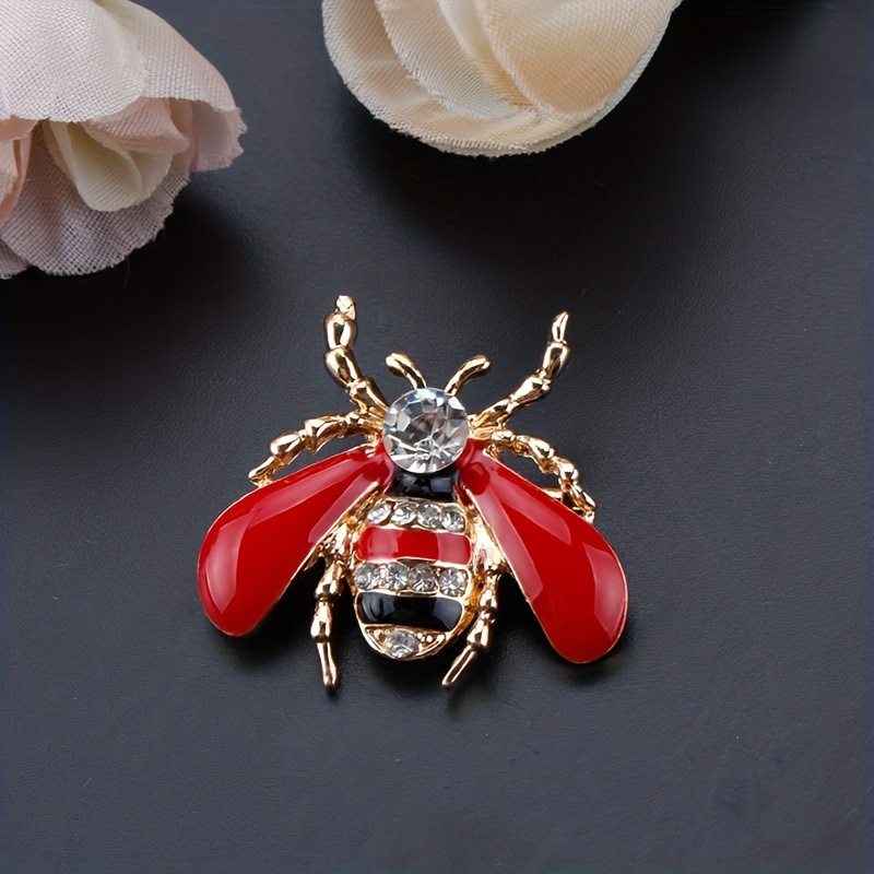 Cute Bee Brooch Insect Corsage Backpack Lapel Pin Men - Temu