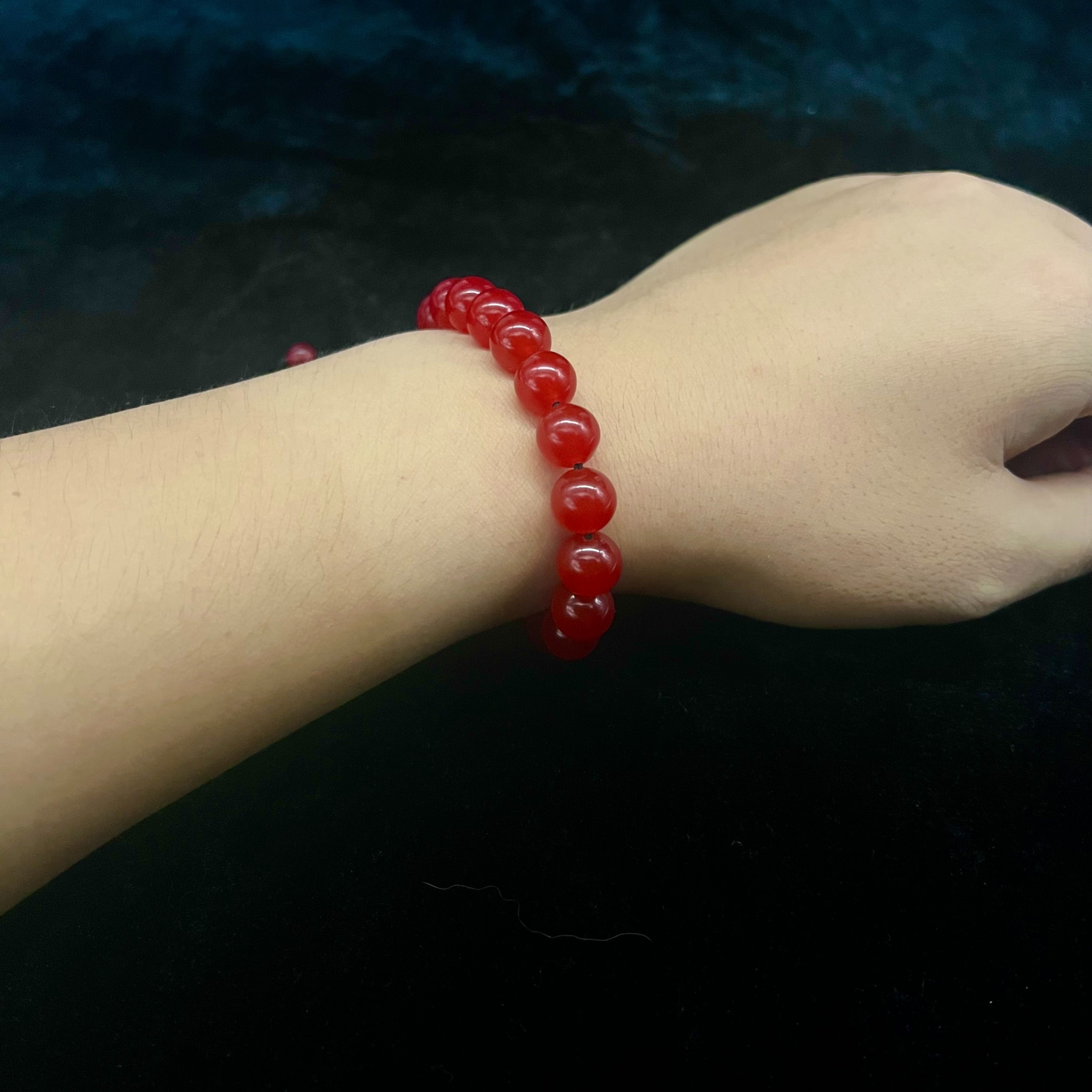 Red Jade Onyx Bracelet Set — Something Jade