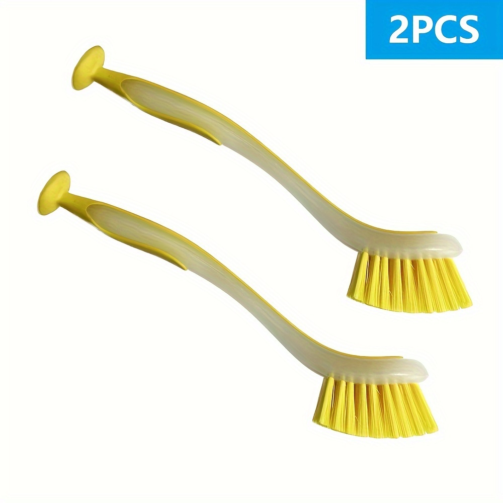 2 Pcs Sink Cleaning Brush Dish Scrubber Dishes Kitchen Brushes