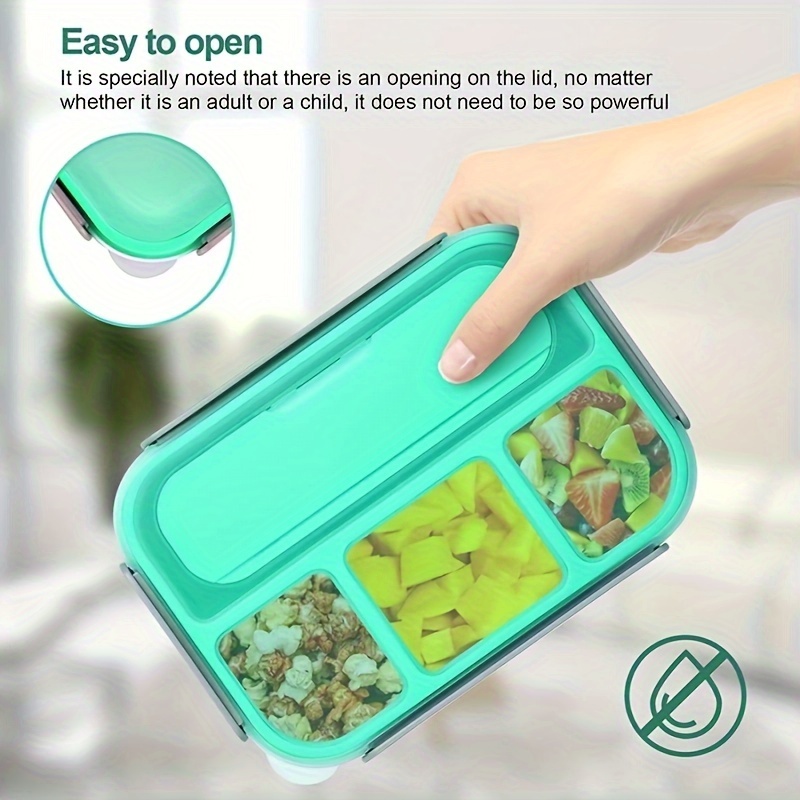 Stainless Steel Bento Box for Adults & Kids, Leakproof Large Capacity Safe  Lunch Container with Divided Compartments 