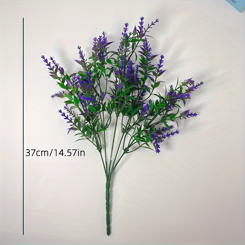 2 Flores Artificiales De Lavanda Flores Decorativas Falsas - Temu