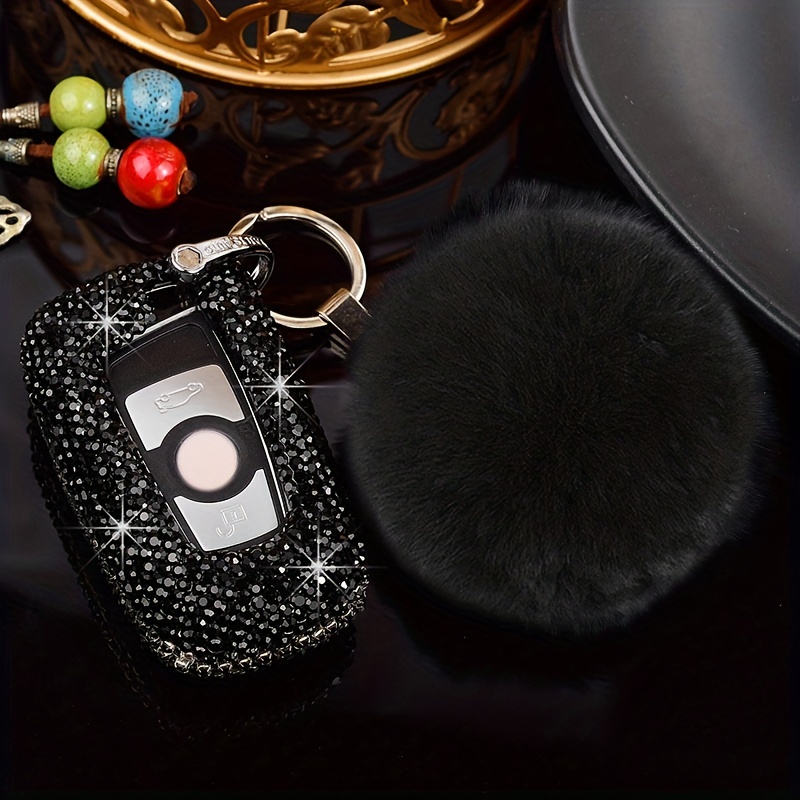 1x Bling Bedazzled Mini Cooper F54 F55 Key Cover with Rhinestones- Pin –  Carsoda