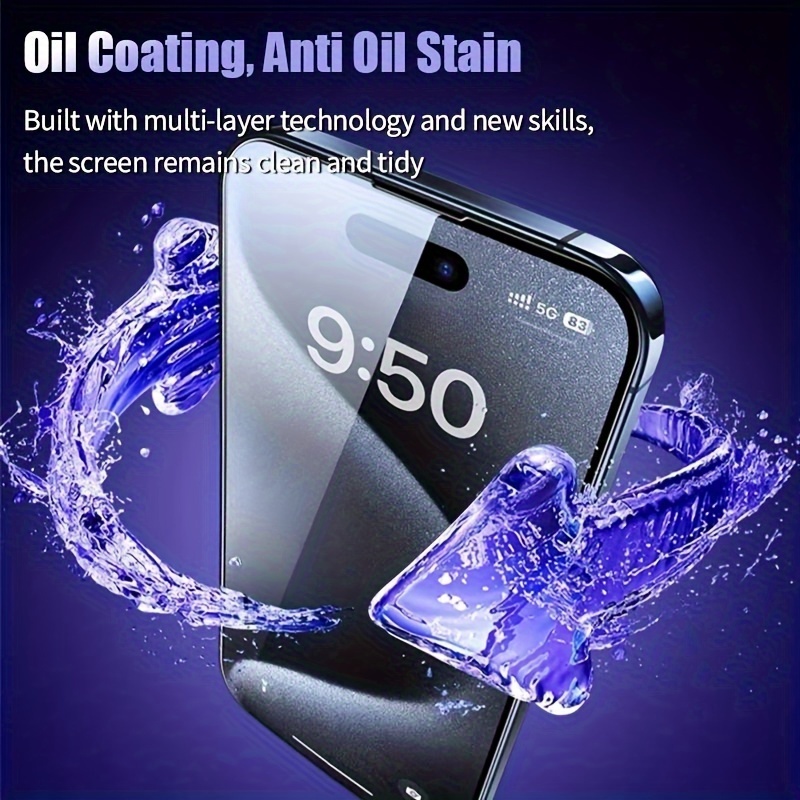 Hd Soft Phone Screen Protector Gel Film Iphone 15 Pro Max 15 - Temu