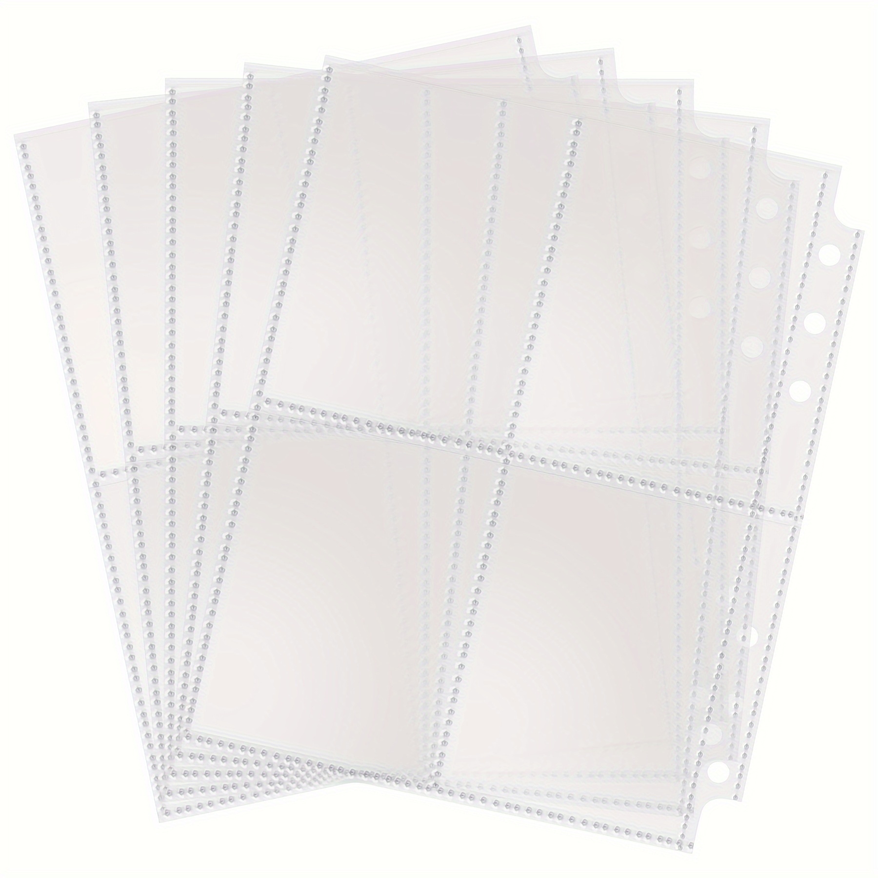  A5 Photocard Binder with 25 Pcs Inner 6 Ring, Clear K