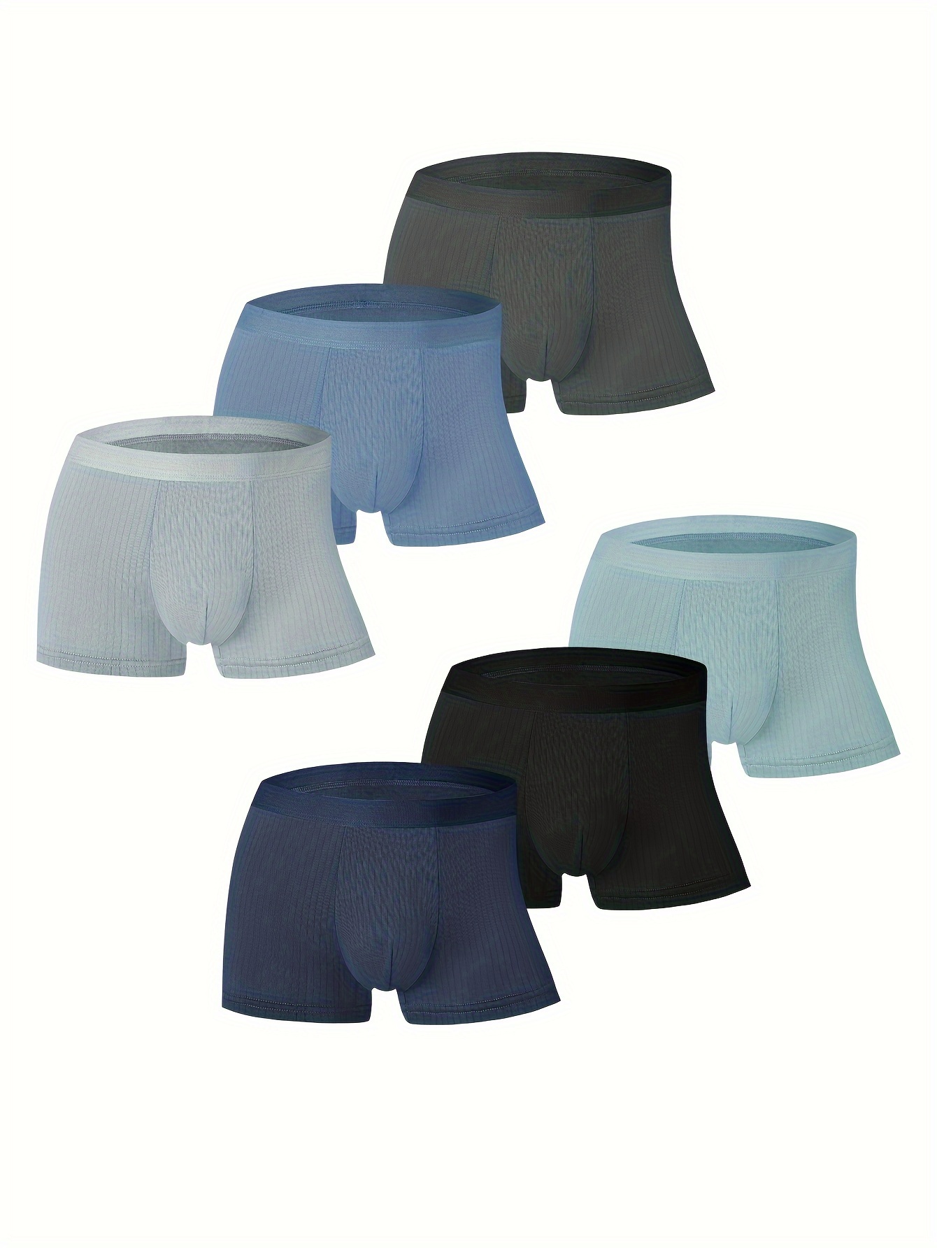 Men's Cotton Boxer Briefs, Stretch Underwear - Temu Canada