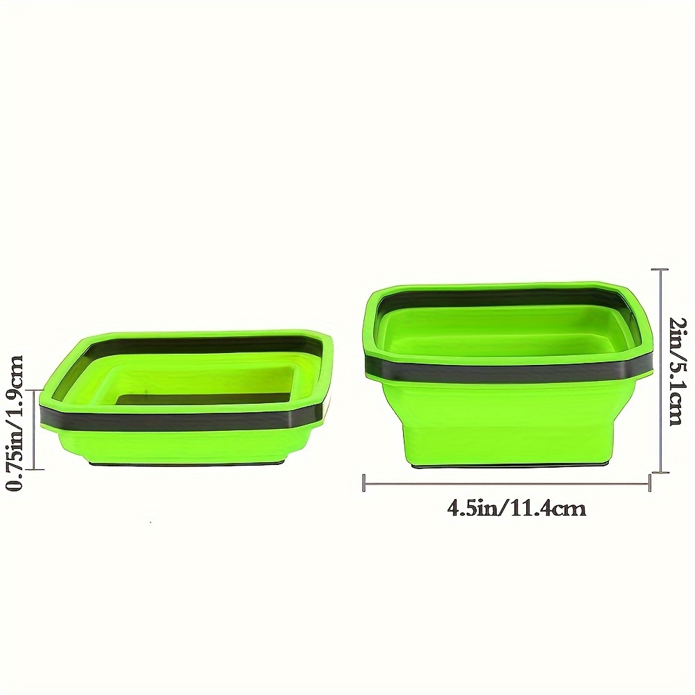 Magnetic Tray Collapsible Magnetic Parts Tray For Small - Temu