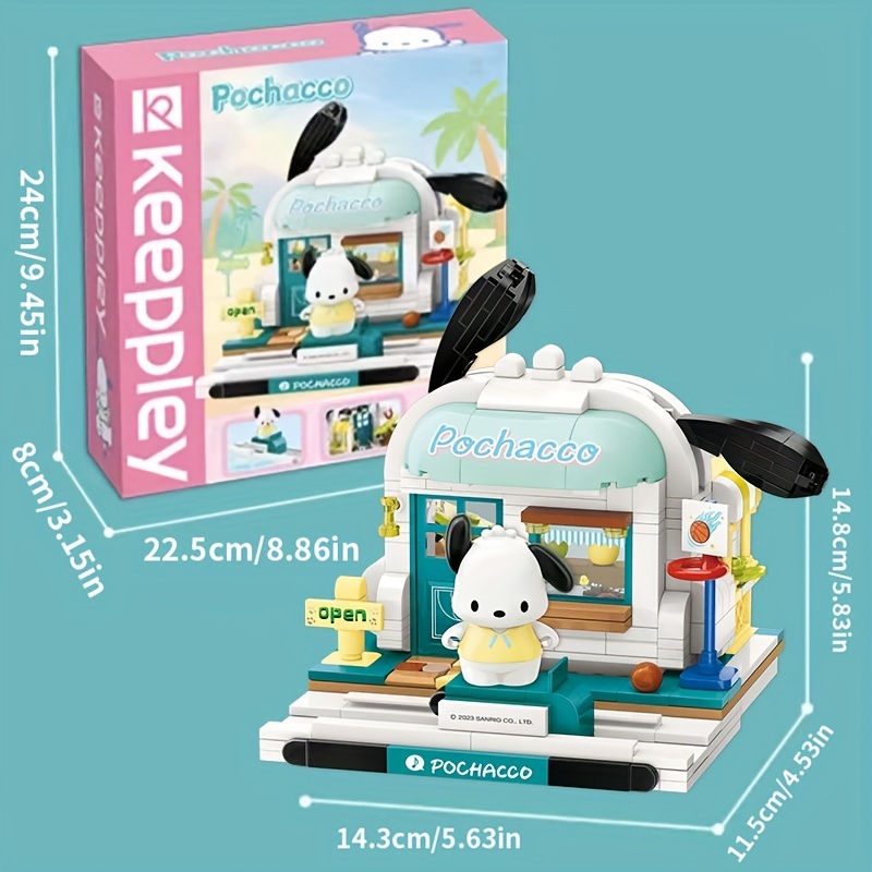 Keeppley Kuromi Melody Hello Kitty Building Block Model, Cartoon Animation  Building Block Assembled Toys Children's Educational Diy Toy Gift Adult  Desktop Decoration - Temu