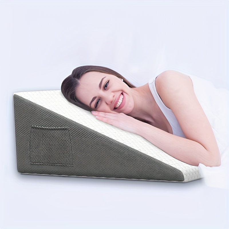 Brentwood Home Whitney Wedge Pillow with Gel Memory Foam