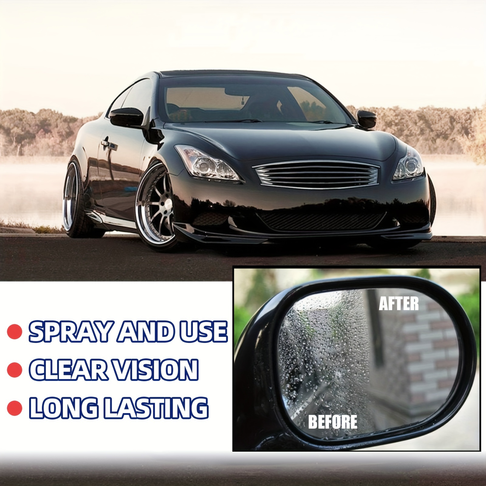 Comprar Anti-Fog Windshield Water Repellent 100ml Prevents Water Spray  Rainproof Agent Car rearview mirror