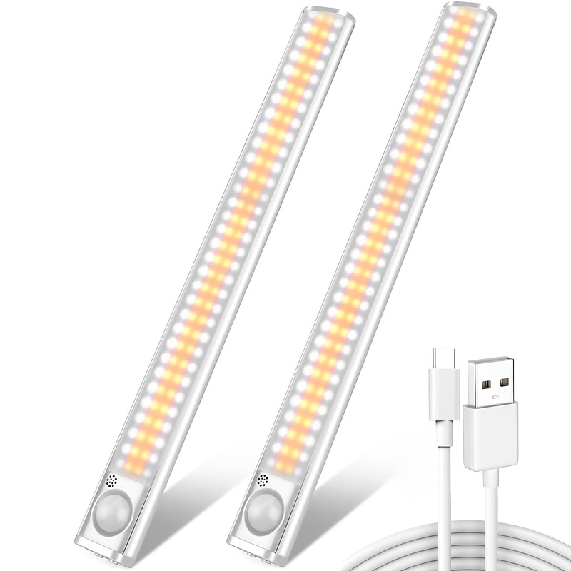 1pc Luces Led Sensor Movimiento Gabinetes Iluminación - Temu