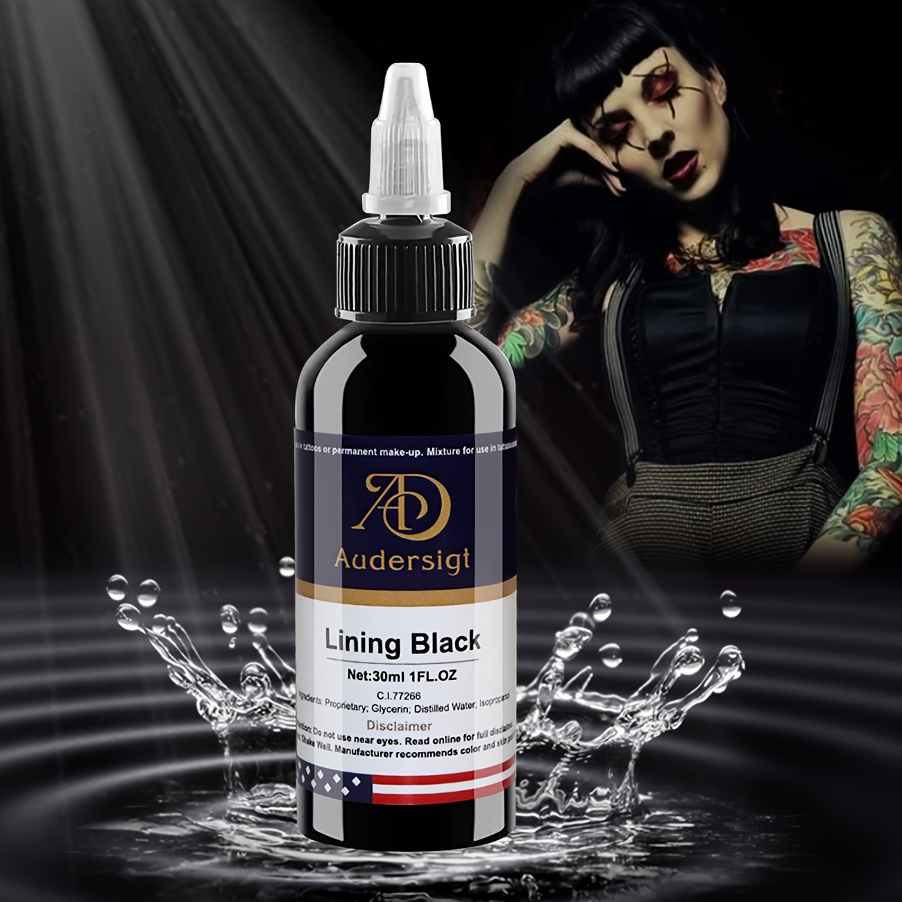 Black Tattoo Ink Professional Tattoo Tattoo Painting - Temu