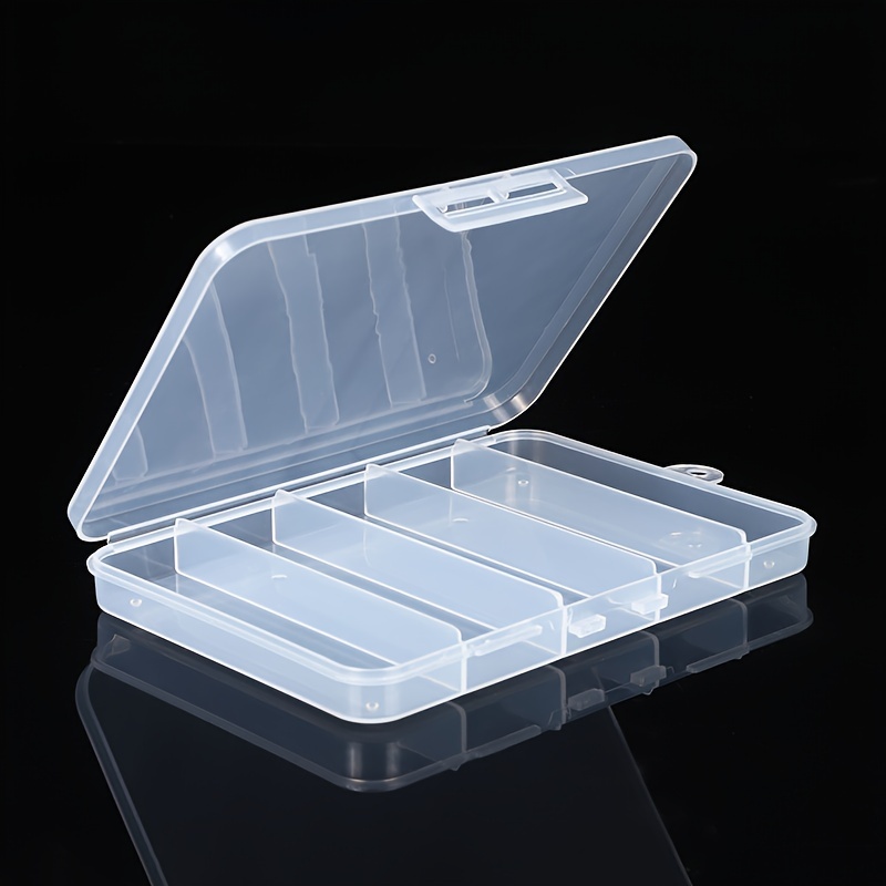 5 Layers Clear Plastic Fishing Tackle Box Pp+abs Big Fishing