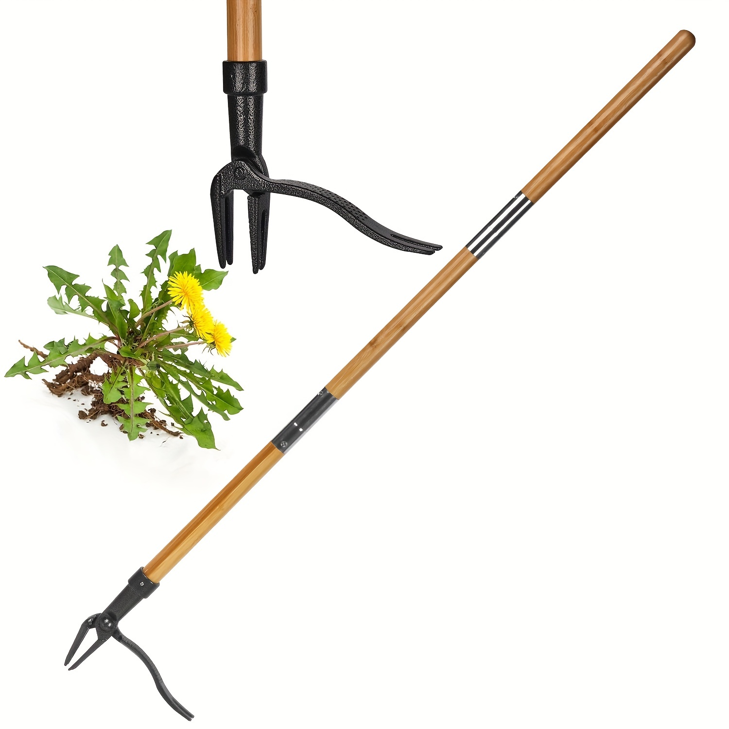 Dropship 1pc Weed Puller; Stand Up Weeder Hand Tool; Long Handle Garden Weeding  Tool With 3 Claws; Hand Weed Hound Weed Puller For Dandelion; Standup Weed  Root Pulling to Sell Online at