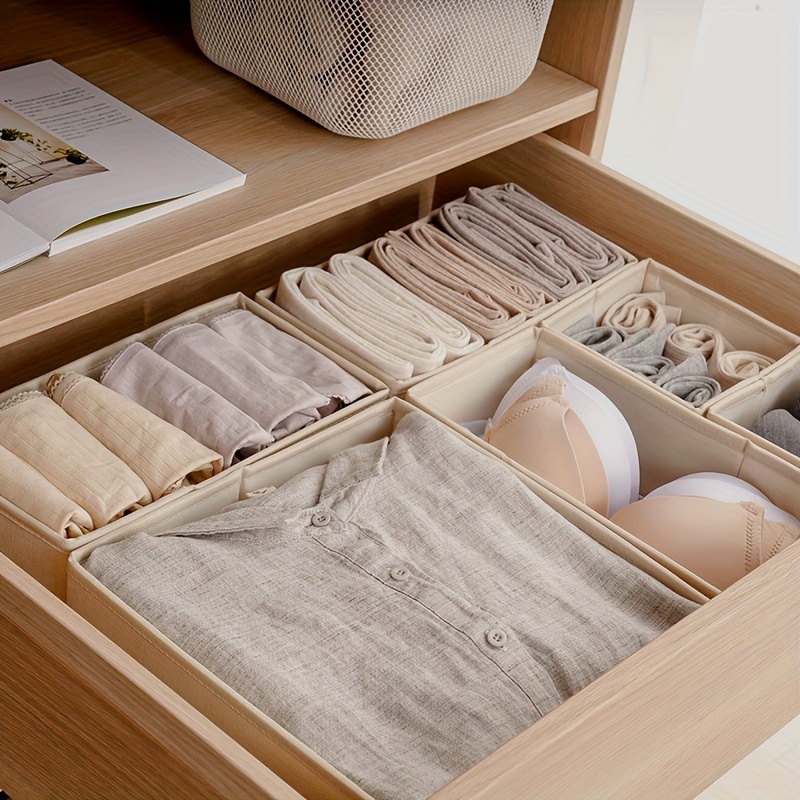 Non-woven Multifunctional Underwear Storage Box Multi-compartment