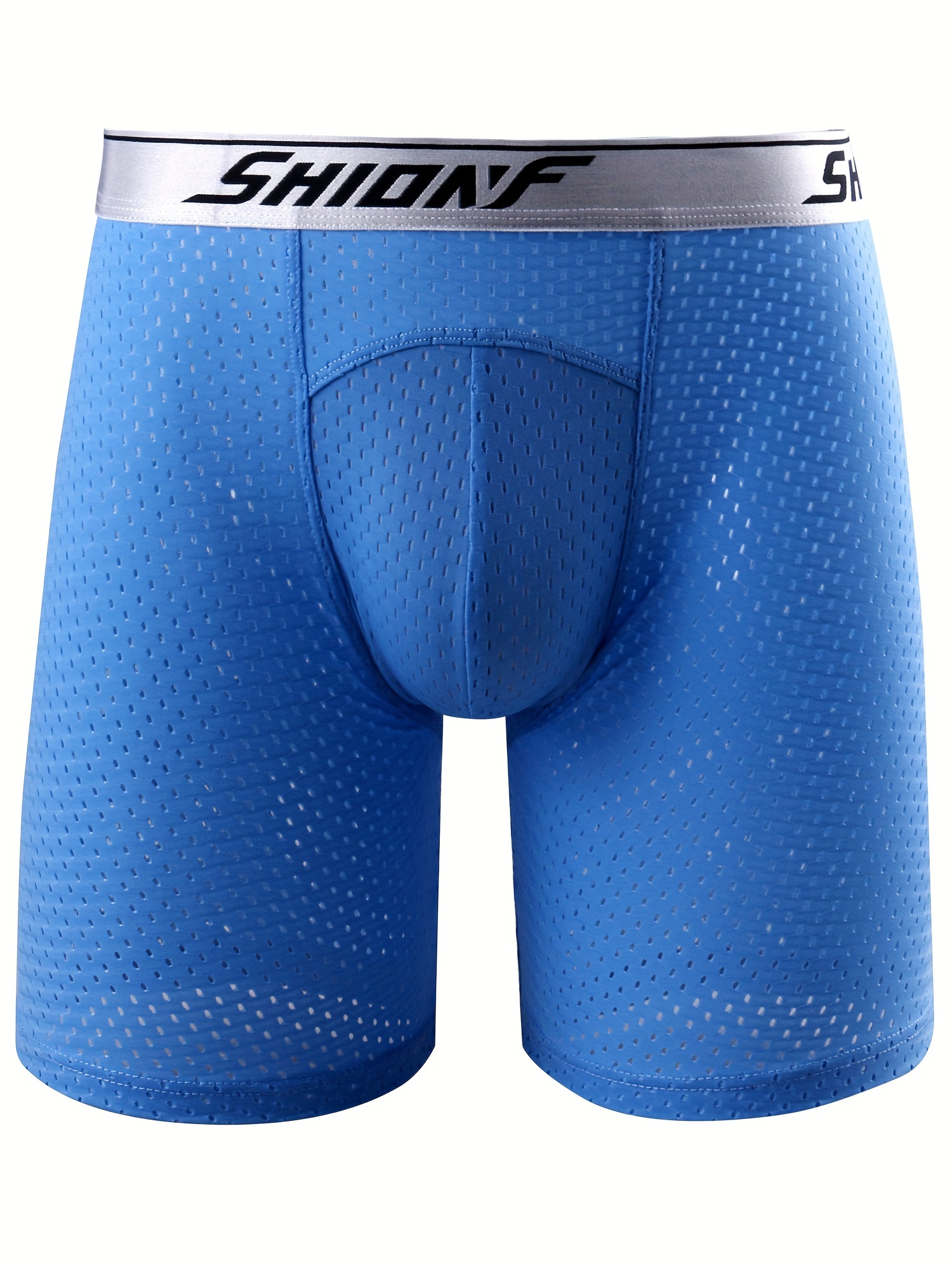 Plus Size Men's Mesh Breathable Comfortable Semi sheer Boxer - Temu Canada