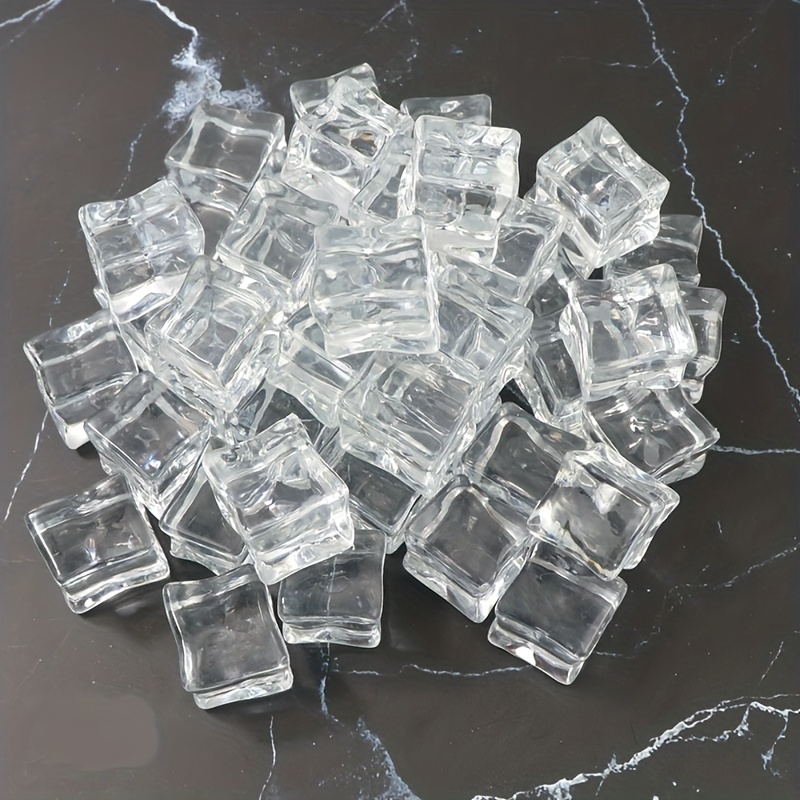 24Pcs Glacons Réutilisables Glaçon en Plastique Glaçon de Fête