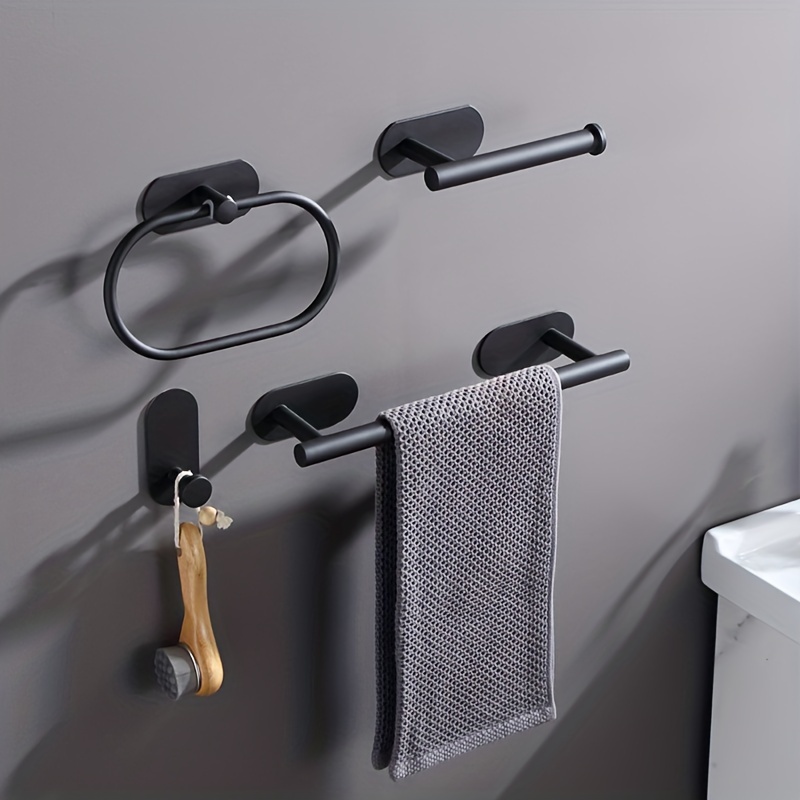 Multi purpose Towel Bar Shower Towel Rack For Bathroom Wall - Temu